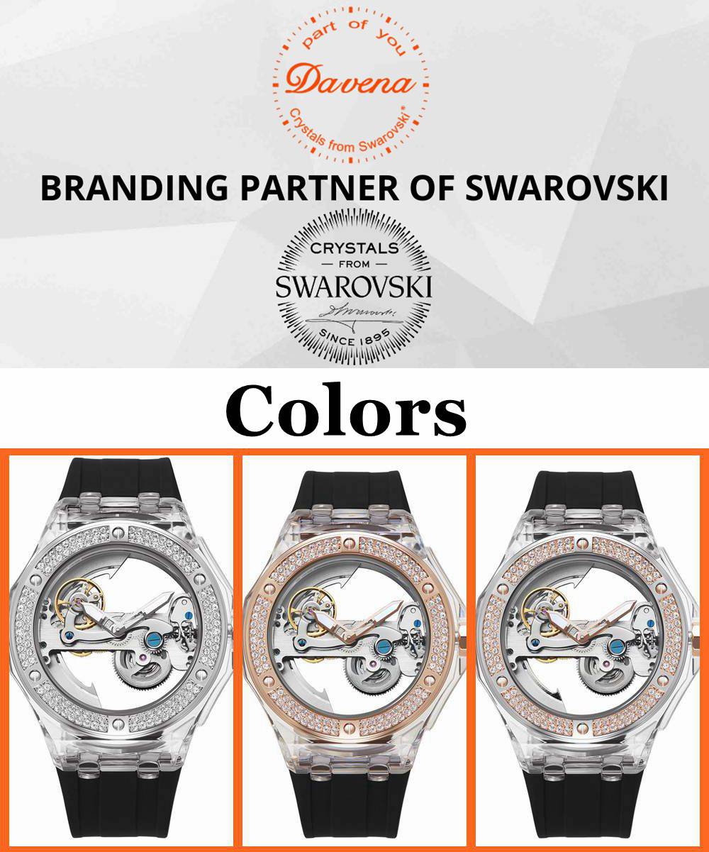 See through watch transparent movement watches – Davena watches See through watch transparent movement watches – Davena watches