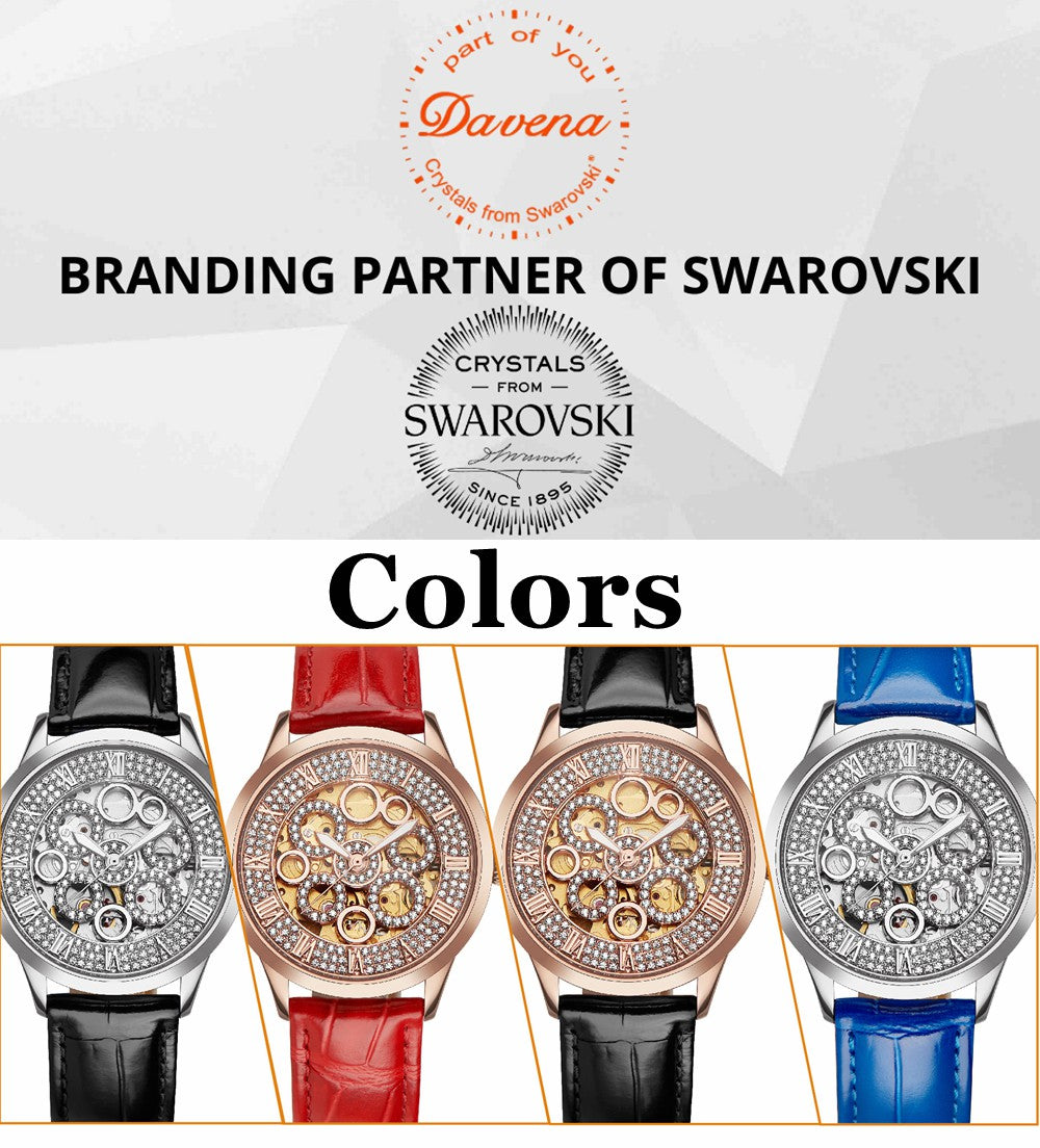 Ladies 36mm Dress Watch automatic watch | Davena – Davena watches