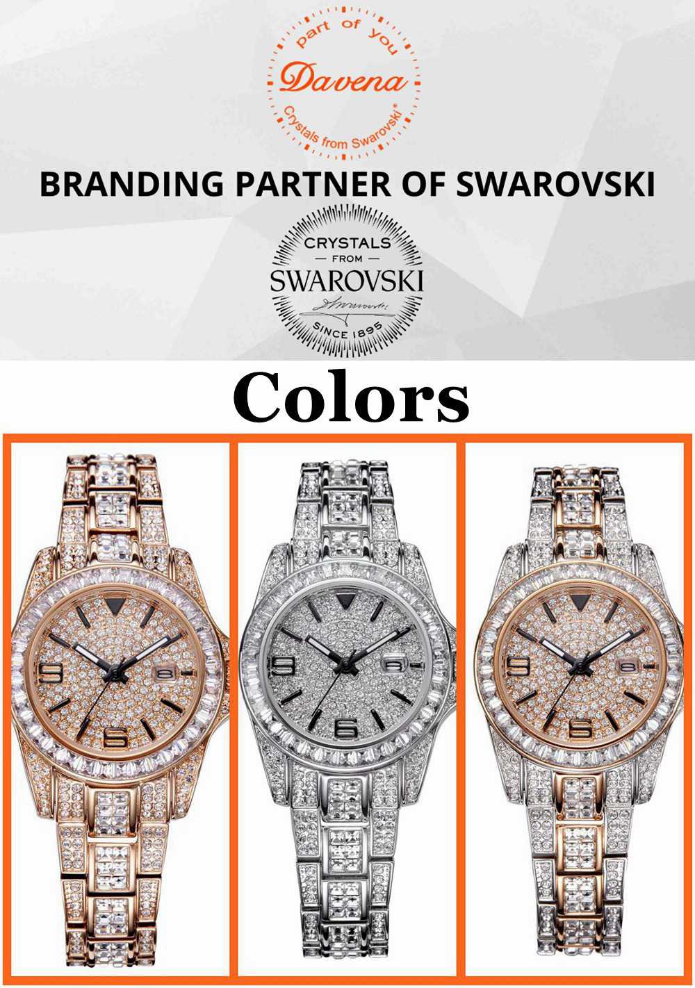 Davena crystal watches on sale