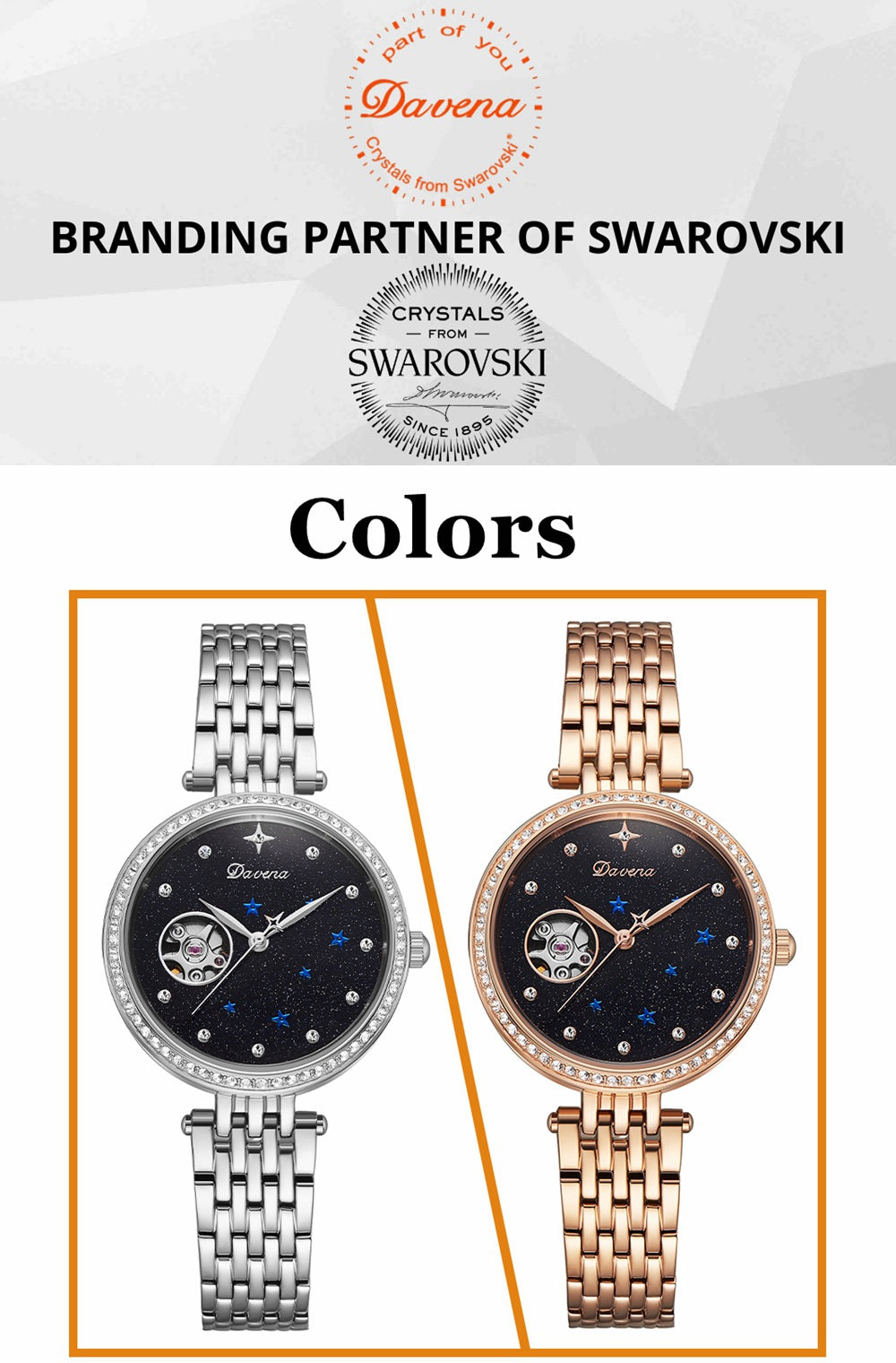 Women's Automatic Wrist Watch Sale | Davena watch – Davena watches