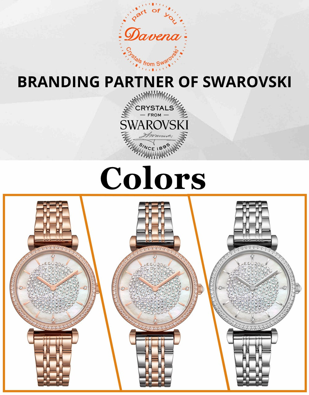 Davena crystal watches on sale
