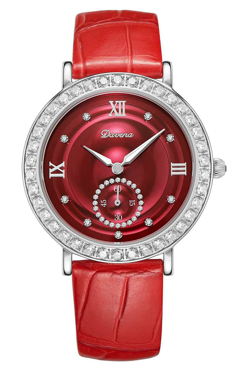 Party Watches For Ladies green swarovski watch | Davena Watch