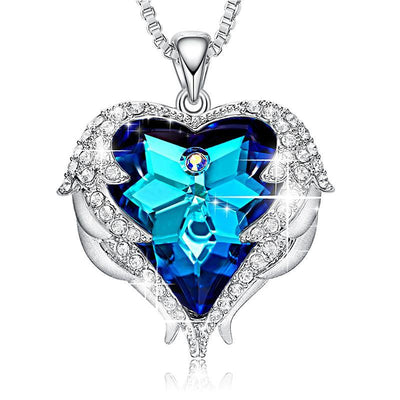 Davena Luxury Blue Rhinestone Necklaces - Davena watches